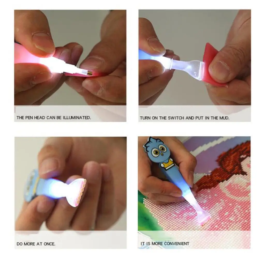 Cartoon LED Light Sticky Pen for DIY 5D Diamond Embroidery Painting Cross Stitch Sewing Clothing Knitting Accessories
Cartoon LED Light Sticky Pen for DIY 5D Diamond Embroidery Painting Cross Stitch Sewing Clothing Knitting Accessories