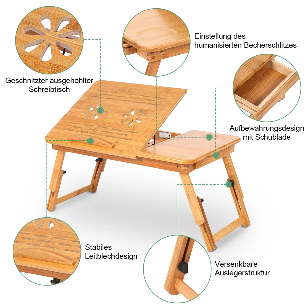 1Pc Adjustable Table Bamboo Computer Desk Rack Shelf Dormitory Bed Lap Desk Portable Exquisite Book Reading Tray Stand Table
1Pc Adjustable Table Bamboo Computer Desk Rack Shelf Dormitory Bed Lap Desk Portable Exquisite Book Reading Tray Stand Table