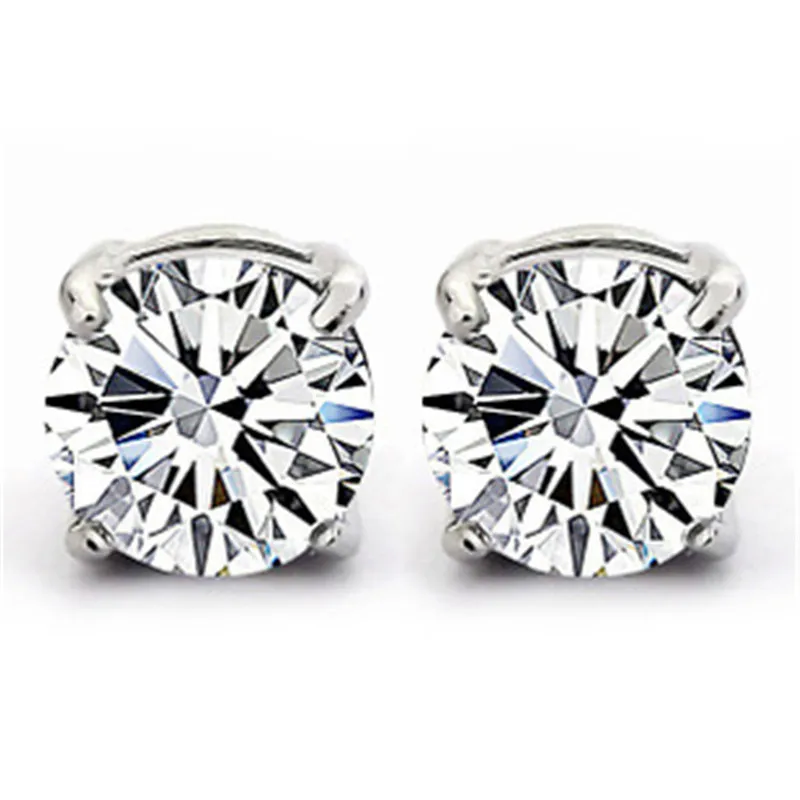 New Silver Earrings Earrings Beautiful Simple Temperament Female Classic Round Zircon Ear Jewelry
New Silver Earrings Earrings Beautiful Simple Temperament Female Classic Round Zircon Ear Jewelry