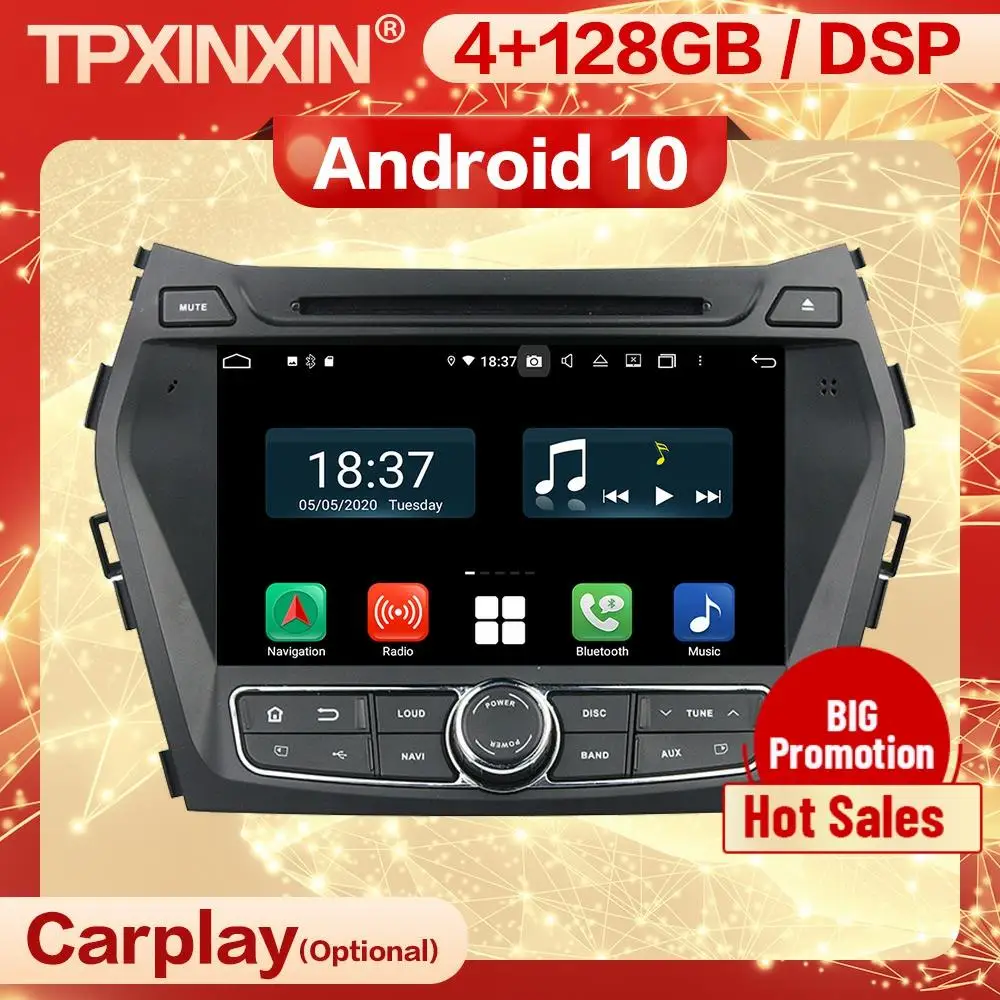 Carplay 2 Din Android Multimedia Stereo Receiver For Hyundai IX45 2013 2014 2015 2016 2017 2018 GPS Radio Audio Player Head Unit
Carplay 2 Din Android Multimedia Stereo Receiver For Hyundai IX45 2013 2014 2015 2016 2017 2018 GPS Radio Audio Player Head Unit