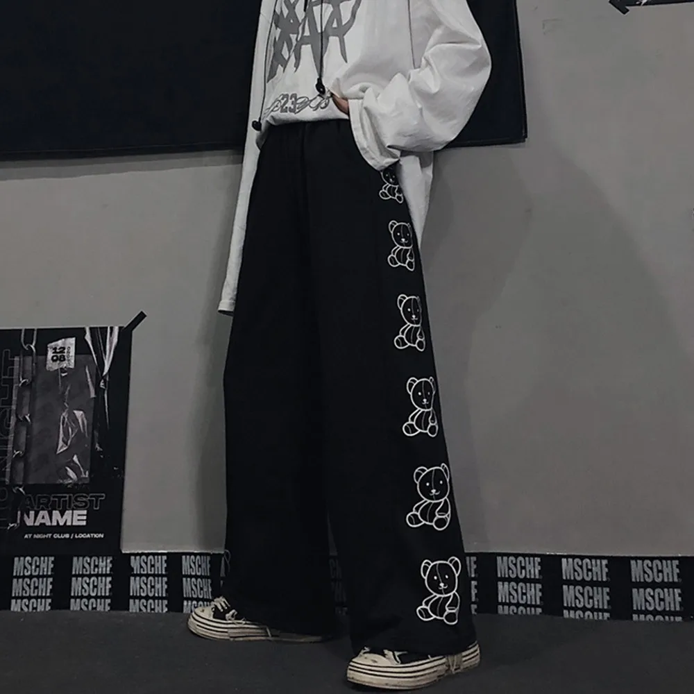 Y2K Harajuku Straight Baggy Pants Women Korean Wide Leg Pant Cartoon Print Trousers Cool Streetwear Fall Casual Sweatpants Femal
Y2K Harajuku Straight Baggy Pants Women Korean Wide Leg Pant Cartoon Print Trousers Cool Streetwear Fall Casual Sweatpants Femal