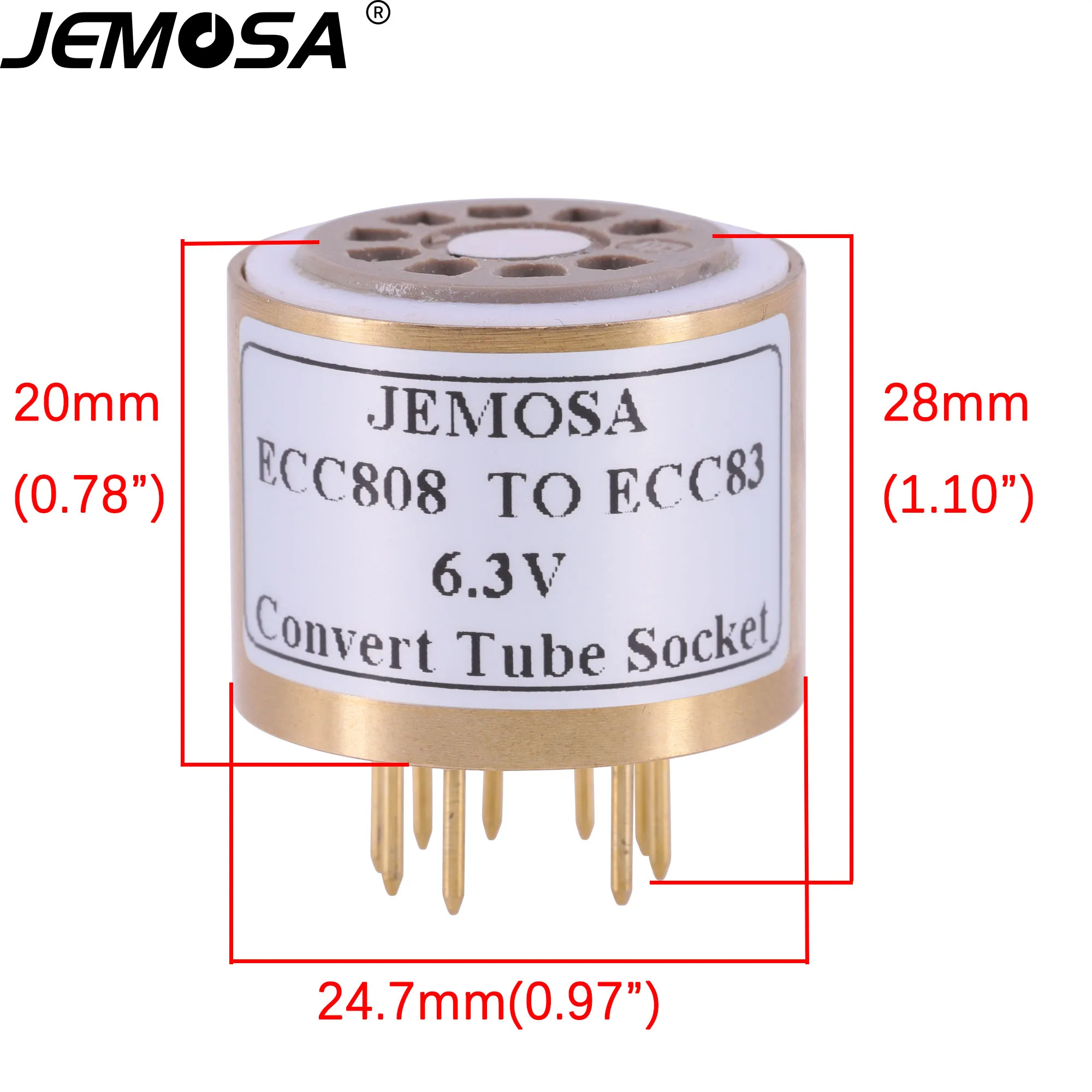 1 шт. ECC808 на ECC83 ECC82 12AX7 12AU7 6 3 В трубка (нижняя) DIY аудио усилитель вакуумная