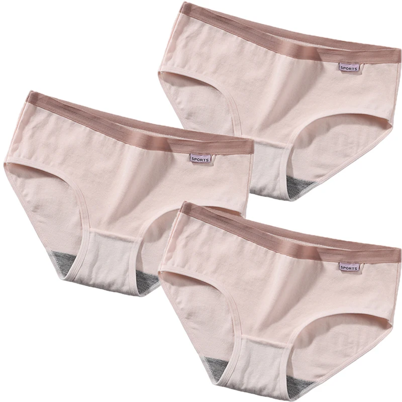 3 шт., женские хлопковые трусы с завышенной талией
3 шт., женские хлопковые трусы с завышенной талией