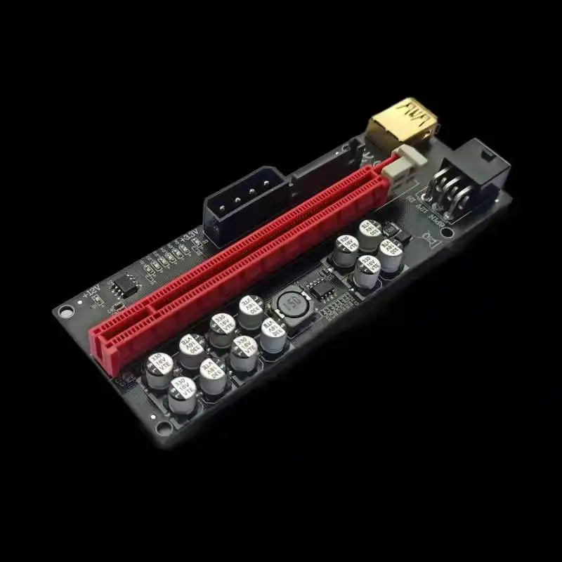 VER018 PCI-E Riser Card 018plus PCI Express PCIE 1X to 16X Extender 0.6M USB 3.0 Cable SATA to 6Pin Power for Video Card MIming
VER018 PCI-E Riser Card 018plus PCI Express PCIE 1X to 16X Extender 0.6M USB 3.0 Cable SATA to 6Pin Power for Video Card MIming