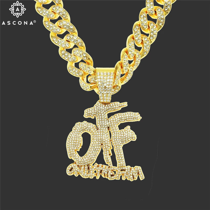 Hip Hop Iced Out Only The Family OTF Pendant Necklace For Women Man Full Rhinestone Lock Miami Cuban Chain Rock Rapper Jewelry
Hip Hop Iced Out Only The Family OTF Pendant Necklace For Women Man Full Rhinestone Lock Miami Cuban Chain Rock Rapper Jewelry
