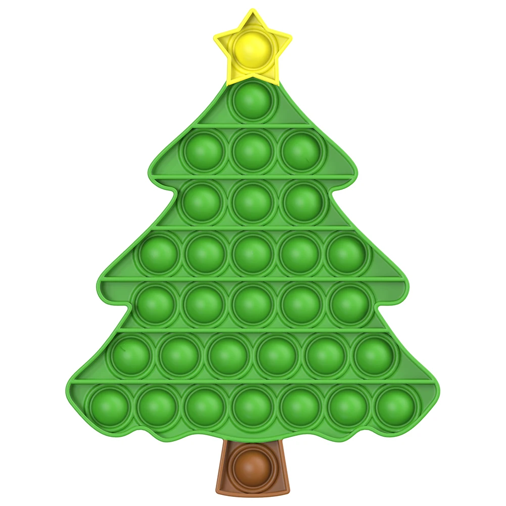 3D Stitchable Christmas Tree Silicone Push Bubble Fingertip Toys Stress Reliever Adults Kids Sensory Squeeze Decompression Toys 
3D Stitchable Christmas Tree Silicone Push Bubble Fingertip Toys Stress Reliever Adults Kids Sensory Squeeze Decompression Toys