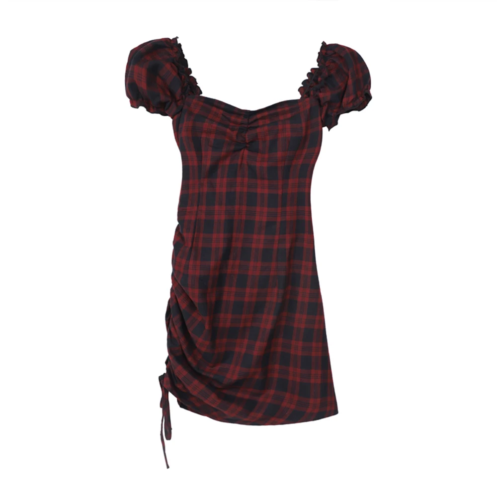 Summer Sexy Dark Style Fold Drawstring Lace French Square Collar Dress Backless Retro Gothic Harajuku Mini Dress Club Lady Wear
Summer Sexy Dark Style Fold Drawstring Lace French Square Collar Dress Backless Retro Gothic Harajuku Mini Dress Club Lady Wear