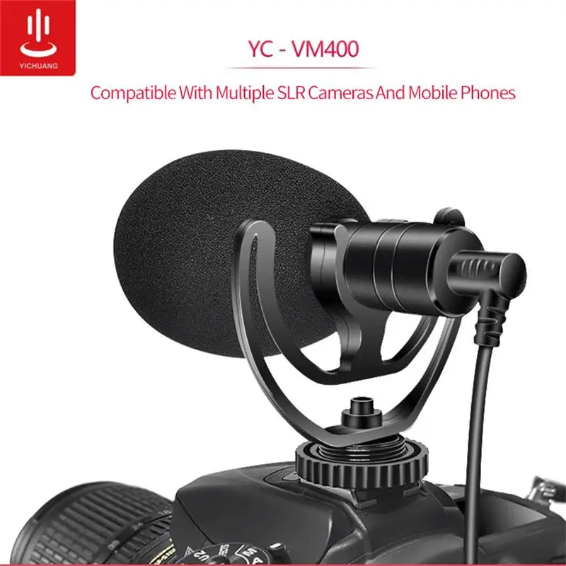 Cardioid Shotgun Microphone 3.5mm Headphone TRS TRRS Recording Microphone for Smartphone Tablets DSLR Consumer Camcorder
Cardioid Shotgun Microphone 3.5mm Headphone TRS TRRS Recording Microphone for Smartphone Tablets DSLR Consumer Camcorder