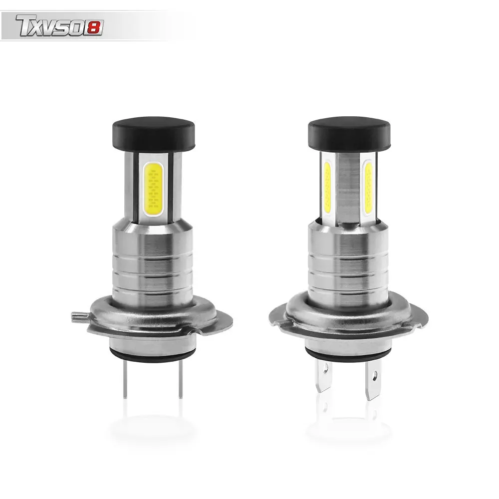 2Pcs Car H7 LED Headlight Bulbs 12V 24V 110W 30000LM Headlight Conversion Kit Bulb High or Low Beam 6000K
2Pcs Car H7 LED Headlight Bulbs 12V 24V 110W 30000LM Headlight Conversion Kit Bulb High or Low Beam 6000K