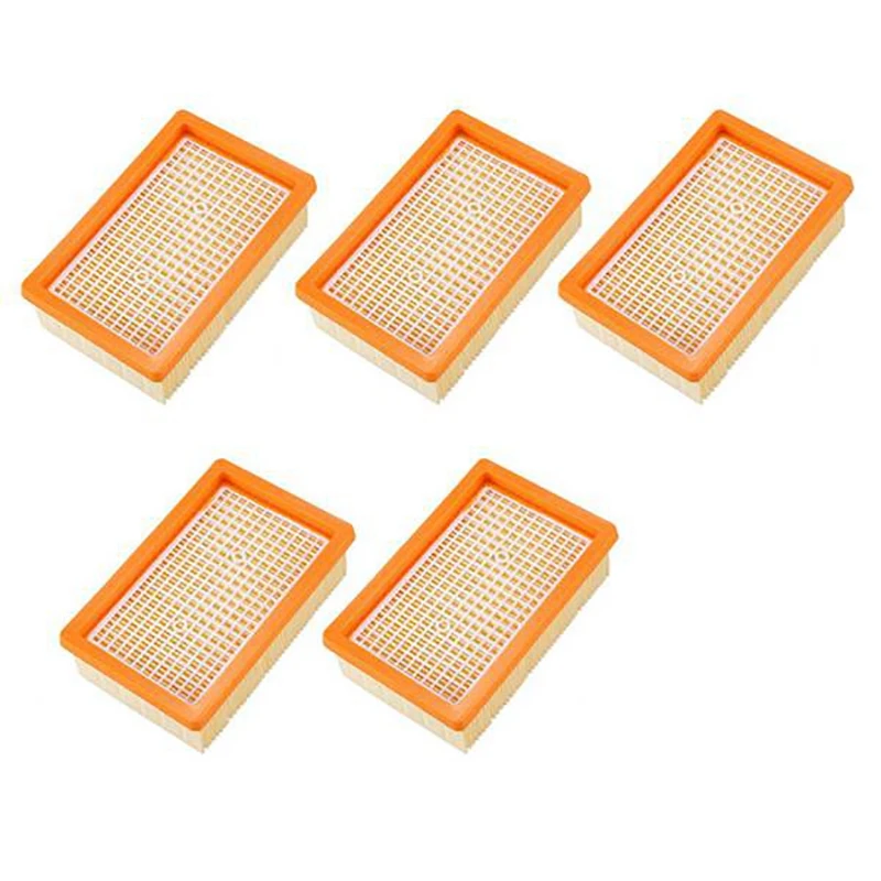 Replacement Vacuum Filter for Karcher WD 4 / WD 5 / MV 4 / WD 5P Vacuum Cleaner Parts, 5 Pack
Replacement Vacuum Filter for Karcher WD 4 / WD 5 / MV 4 / WD 5P Vacuum Cleaner Parts, 5 Pack