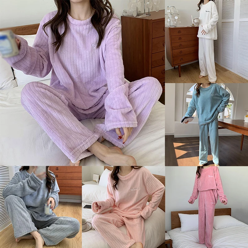 Ladies Flannel Vertical Stripes Simple Wind Thickening Loose Comfortable Warm Outer Wear Home Service Suits XDERF1SAFSD
Ladies Flannel Vertical Stripes Simple Wind Thickening Loose Comfortable Warm Outer Wear Home Service Suits XDERF1SAFSD