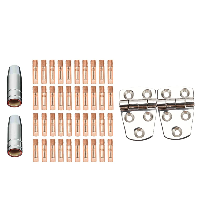 2Pcs Marine Grade Boat Short Side Hinges With 42Pcs For Mig Welding Mb15 15Ak Contact Tip 0.8/1.0Mm 0.30Inch Mig/
2Pcs Marine Grade Boat Short Side Hinges With 42Pcs For Mig Welding Mb15 15Ak Contact Tip 0.8/1.0Mm 0.30Inch Mig/