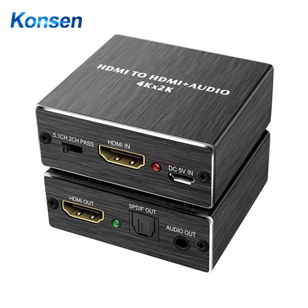 HDMI совместимый аудио экстрактор + оптический TOSLINK SPDIF 3 5 мм стерео конвертер 4K x 2K