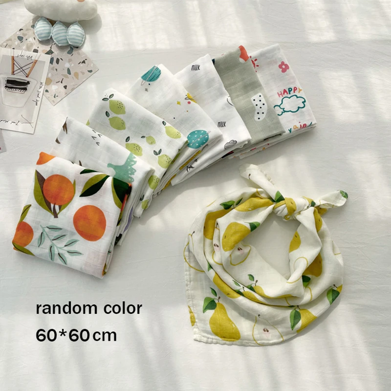 60*60cm 1pc Baby Burp Cloths Cotton Gauze Muslin Activity Baby Bib Bandanas Baby Bibs Soft Breathable Newborns Towel Scarf
60*60cm 1pc Baby Burp Cloths Cotton Gauze Muslin Activity Baby Bib Bandanas Baby Bibs Soft Breathable Newborns Towel Scarf