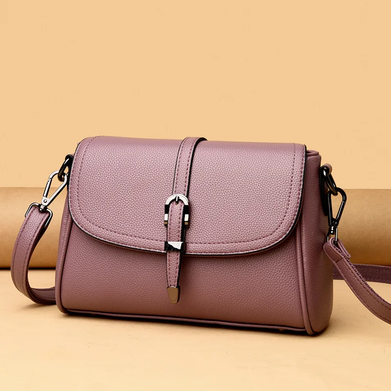 Simple Pu Leather Shoulder Bags for Women New Elegant Small Flap Messenger Handbag Casual Solid Color Female Crossbody Bag Bolsa
Simple Pu Leather Shoulder Bags for Women New Elegant Small Flap Messenger Handbag Casual Solid Color Female Crossbody Bag Bolsa