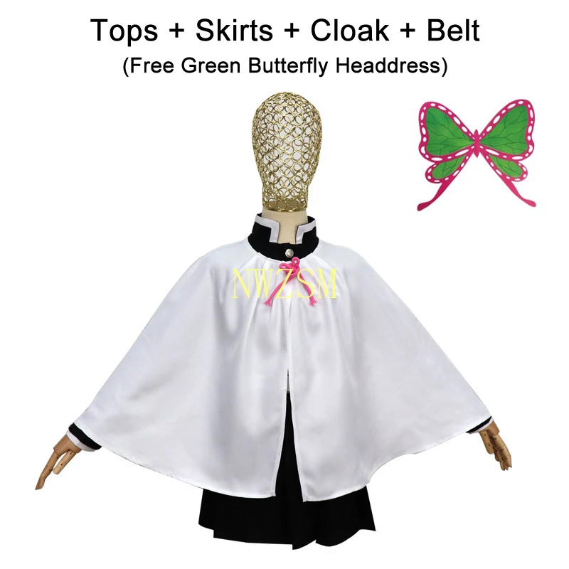Girls Tsuyuri Kanawo Cosplay Costume Demon Slayer Kimetsu no Yaiba Halloween Kids Costumes Full Set Free Butterfiy Headdress
Girls Tsuyuri Kanawo Cosplay Costume Demon Slayer Kimetsu no Yaiba Halloween Kids Costumes Full Set Free Butterfiy Headdress
