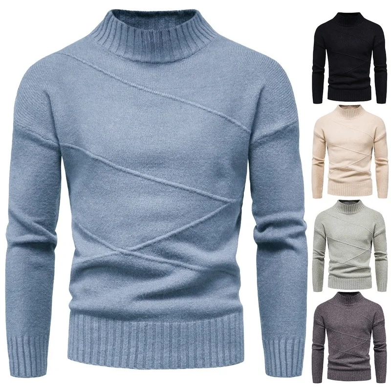 Men's Half Turtleneck Sweater Autumn Winter Men's Clothing Warm Knitted Sweater Keep Warm Men Pullovers Jumper Top Y678
Men's Half Turtleneck Sweater Autumn Winter Men's Clothing Warm Knitted Sweater Keep Warm Men Pullovers Jumper Top Y678