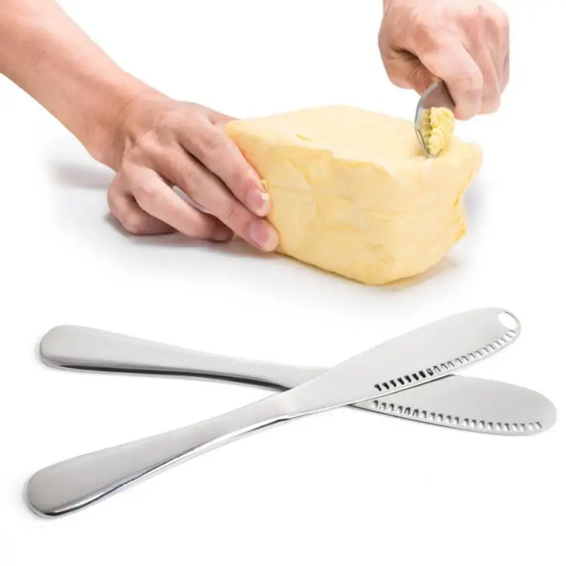 Multifunction Stainless Steel Butter Knife Cream Knife Western Bread Jam Knife Cream Cutter Utensils Cutlery Dessert Tool Butter 
Multifunction Stainless Steel Butter Knife Cream Knife Western Bread Jam Knife Cream Cutter Utensils Cutlery Dessert Tool Butter