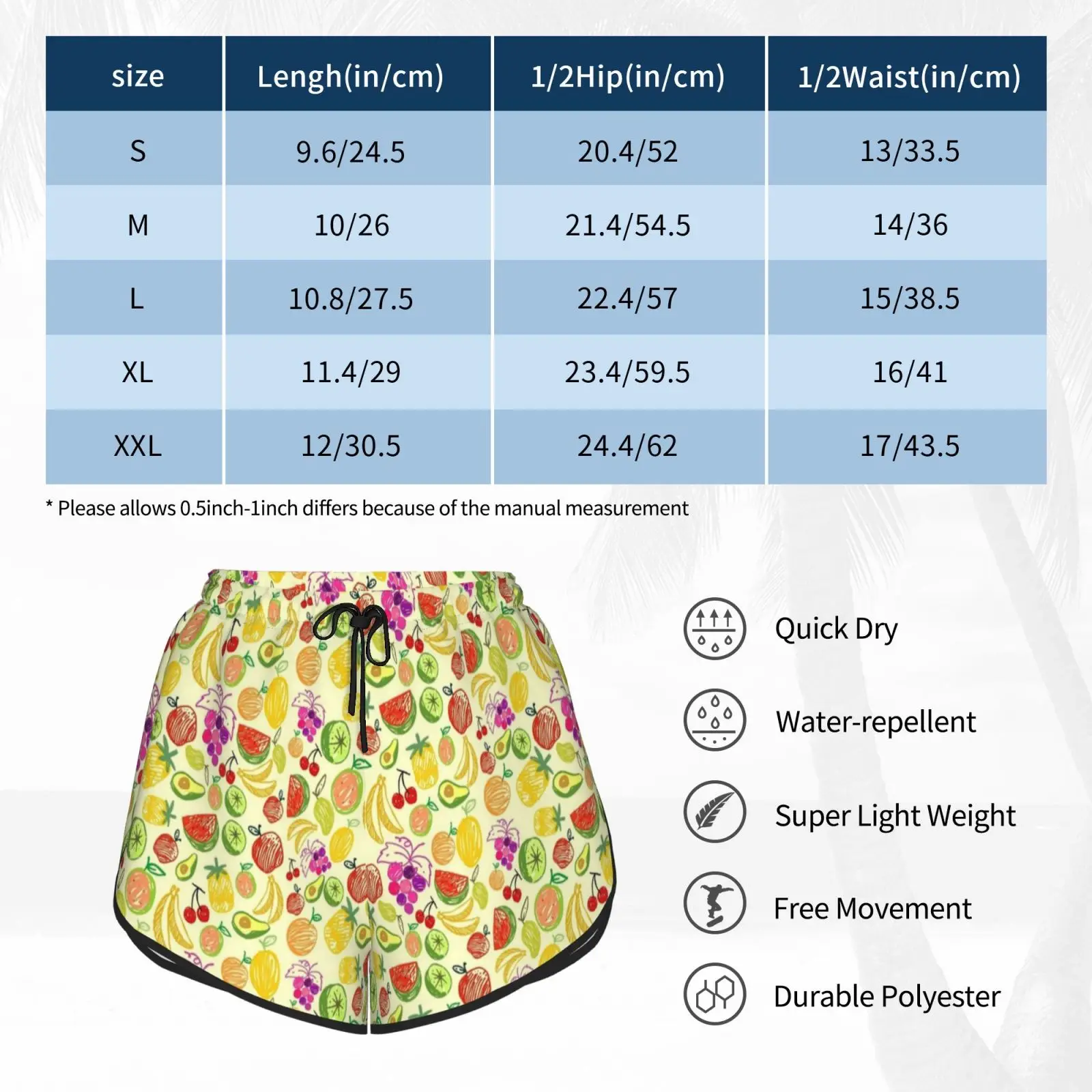 Fruit Colors Of Nature Pattern Swim Shorts Women Beach Shorts Nature Leaf Flower Pattern Fruit Jacket Family Trees
Fruit Colors Of Nature Pattern Swim Shorts Women Beach Shorts Nature Leaf Flower Pattern Fruit Jacket Family Trees