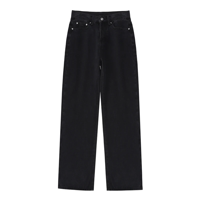 2021 Women High Waist Long Jeans Pants Pockets Zipper Female Denim Trousers Spring Vintage Simple Casual Loose Wide Leg Pants
2021 Women High Waist Long Jeans Pants Pockets Zipper Female Denim Trousers Spring Vintage Simple Casual Loose Wide Leg Pants