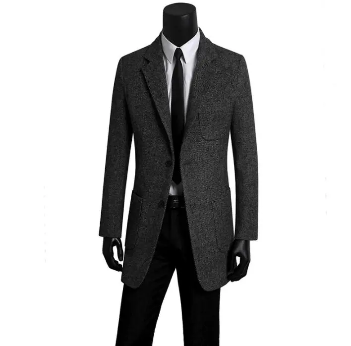 Business casual woolen coat men trench coats black brand long sleeves youth overcoat mens cashmere coat casaco 9xl
Business casual woolen coat men trench coats black brand long sleeves youth overcoat mens cashmere coat casaco 9xl