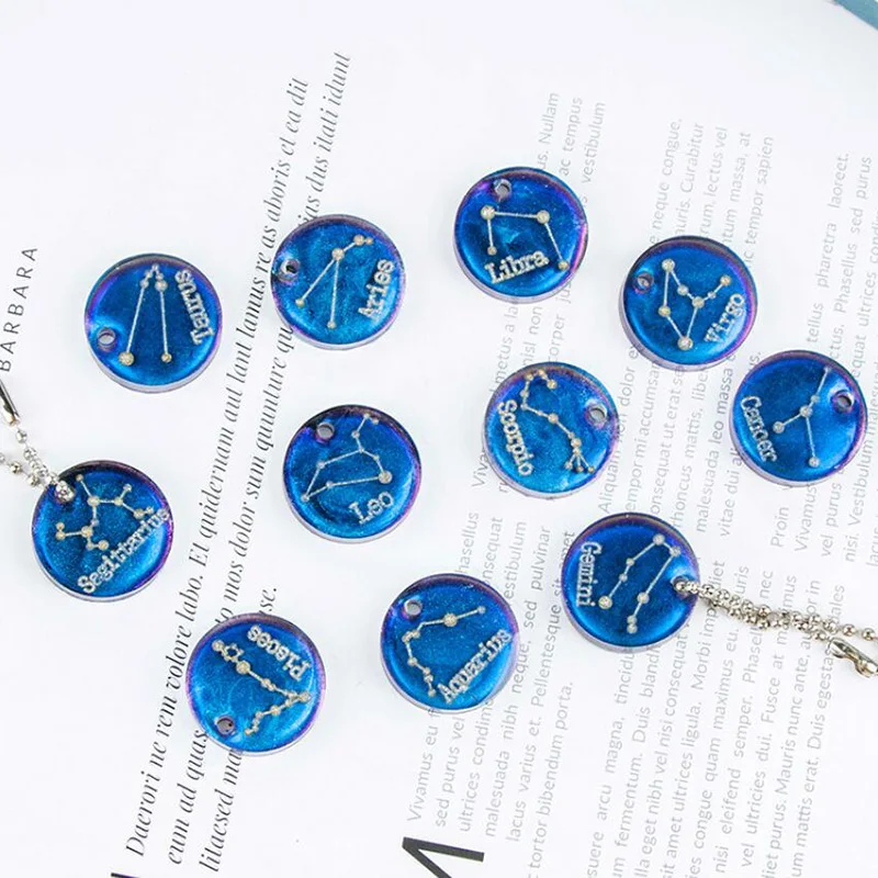12 Constellations Discs Pendant Liquid Epoxy Resin Silicone Mold Jewelry Making Tools Uv Resin Mold Gifts 
12 Constellations Discs Pendant Liquid Epoxy Resin Silicone Mold Jewelry Making Tools Uv Resin Mold Gifts