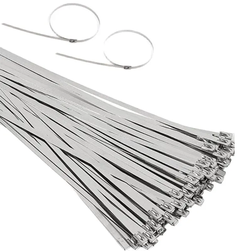 50 PCS 304 Stainless Steel Cable Tie Multi-Purpose Locking Cable Metal Zip Ties Self Locking Zip Tie Stainless Steel Metal Cable
50 PCS 304 Stainless Steel Cable Tie Multi-Purpose Locking Cable Metal Zip Ties Self Locking Zip Tie Stainless Steel Metal Cable
