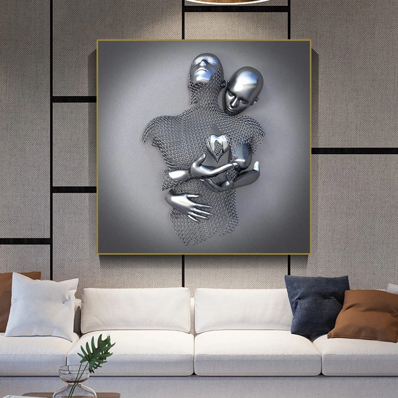 3D Metal Couple Statue Wall Art Poster Canvas Painting Modern Hand Holding Baby Picture Living Room Home Cuadros Decor Prints
3D Metal Couple Statue Wall Art Poster Canvas Painting Modern Hand Holding Baby Picture Living Room Home Cuadros Decor Prints