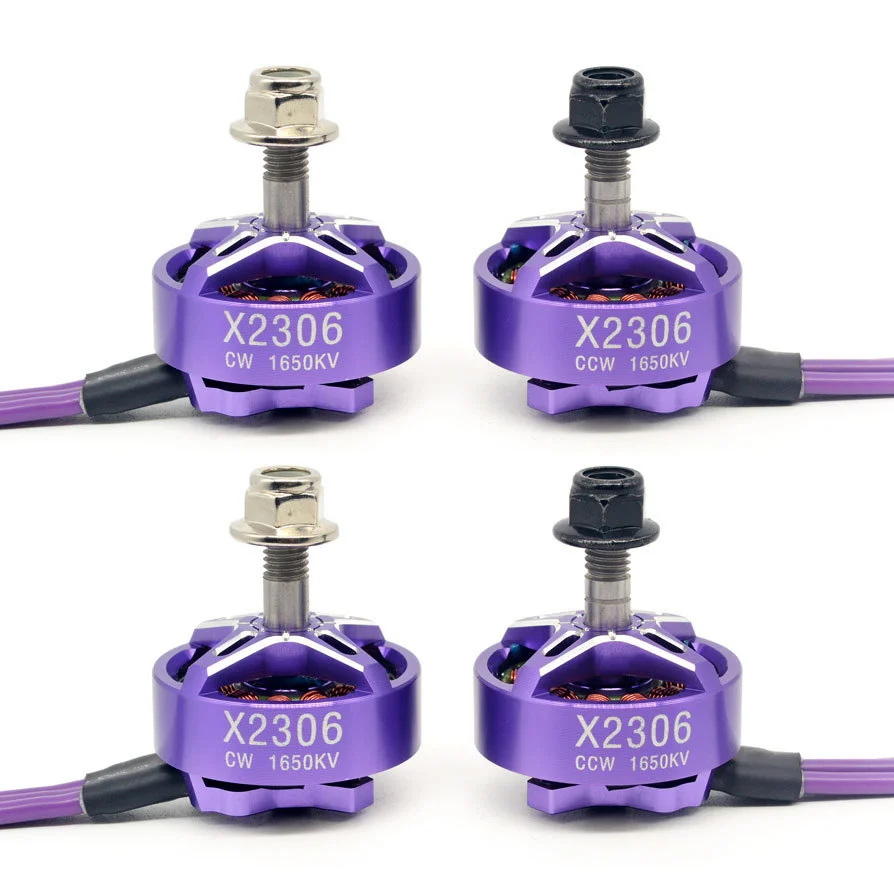 4 шт. X2306 1650KV 3-6S бесщеточный двигатель для FPV гоночного дрона квадрокоптера модели