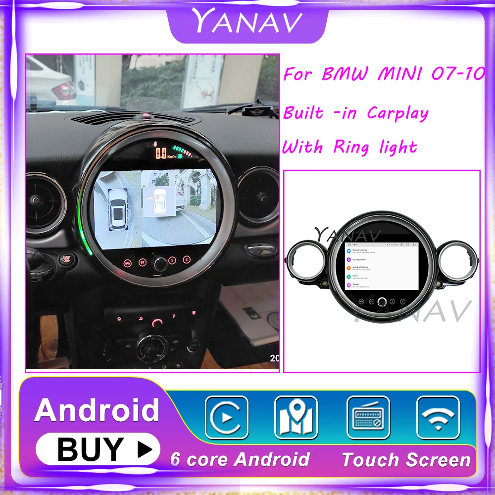 PX6 DSP IPS Car Rdio Stereo Dvd head unit tape recoder For BMW Mini cooper 2007-2011 Android Gps Navigation Multimedia Player
PX6 DSP IPS Car Rdio Stereo Dvd head unit tape recoder For BMW Mini cooper 2007-2011 Android Gps Navigation Multimedia Player