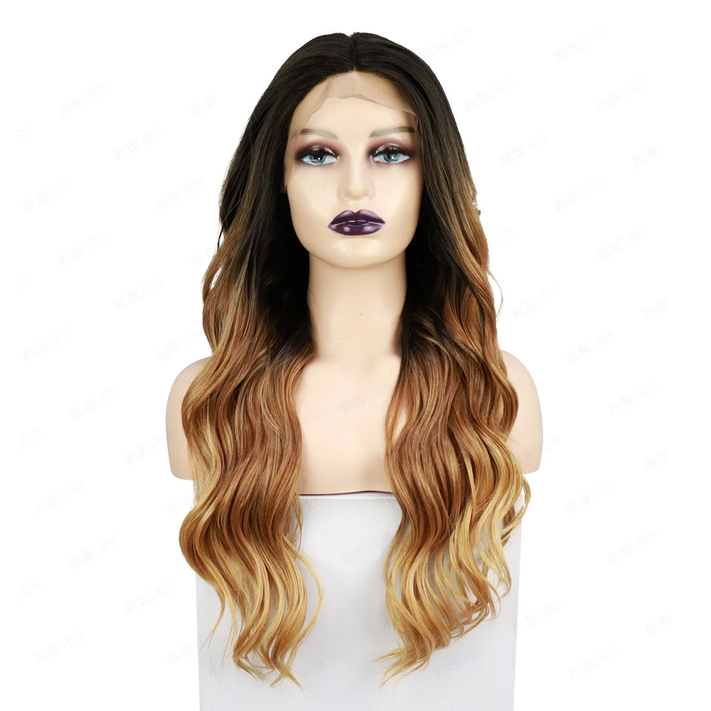 Rebcass Brown Blonde Ombre Colored Synthetic Lace Front Wig Middle Part Daily Use Durable High Tempereature For Black Women
Rebcass Brown Blonde Ombre Colored Synthetic Lace Front Wig Middle Part Daily Use Durable High Tempereature For Black Women