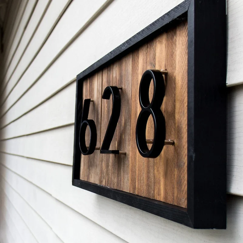 12cm Big 3D Modern House Number Door Home Address Numbers for House Number Digital Door Outdoor Sign Plates 5 Inch. #0-9 Black
12cm Big 3D Modern House Number Door Home Address Numbers for House Number Digital Door Outdoor Sign Plates 5 Inch. #0-9 Black