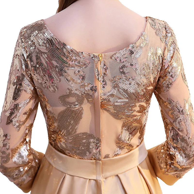 Evening Long Dress Elegant Women Summer Banquet Party Host Loose Solid Wrist Sleeve Ankle Length Slim Plus Size Hem Vestidos
Evening Long Dress Elegant Women Summer Banquet Party Host Loose Solid Wrist Sleeve Ankle Length Slim Plus Size Hem Vestidos