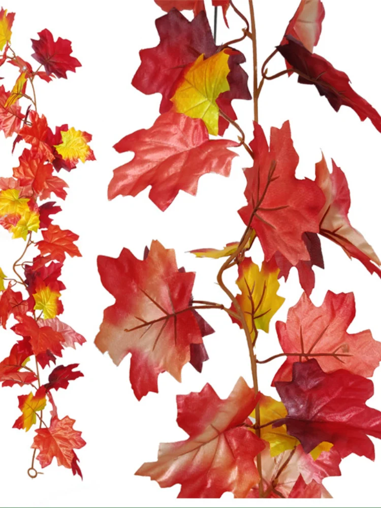 Simulation Maple Autumn Color Halloween Ornament Thanksgiving Home Wall Decoration Simulation Maple Rattan
Simulation Maple Autumn Color Halloween Ornament Thanksgiving Home Wall Decoration Simulation Maple Rattan