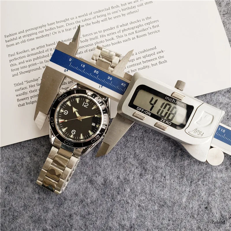Sea series fashion stainless steel belt luminous waterproof men's automatic mechanical watch business trend calendar ceramic rin
Sea series fashion stainless steel belt luminous waterproof men's automatic mechanical watch business trend calendar ceramic rin