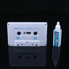 NEW Wet Type Cassette Tape Head Cleaner + Demagnetizer for -Audio deck players