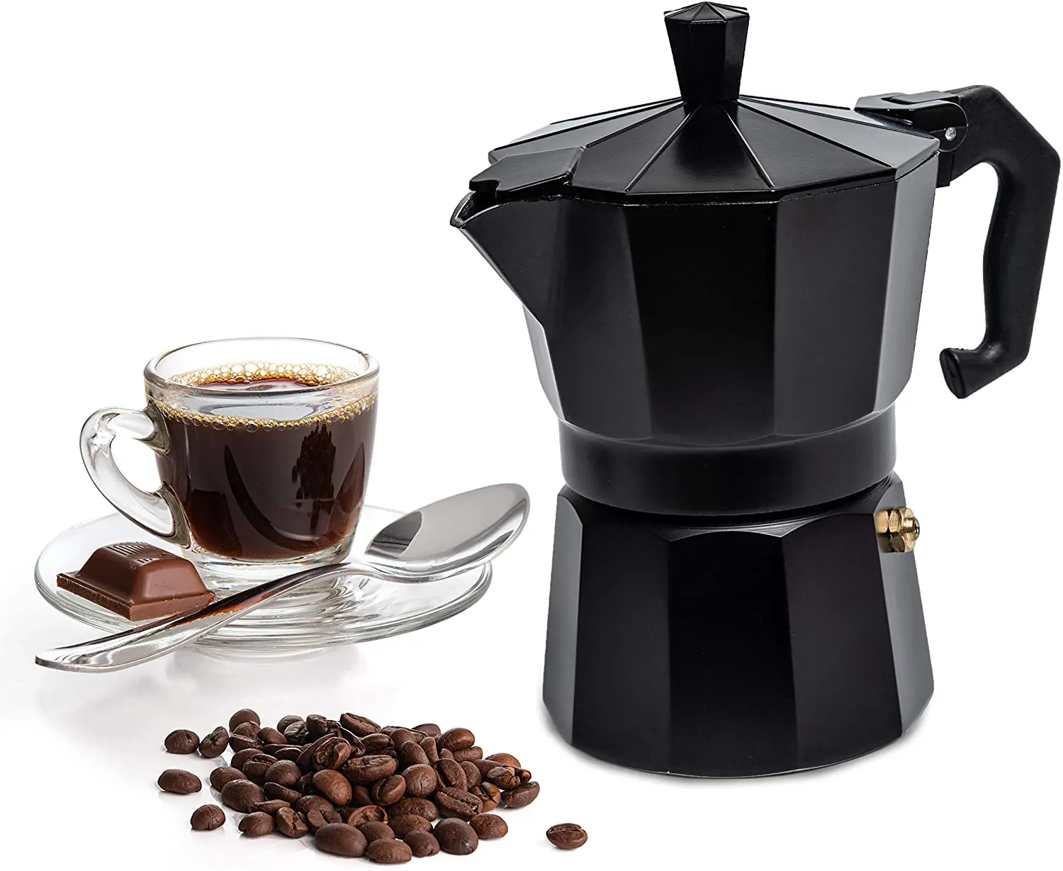 Italian-Style Aluminum Coffee Pot Mocha Coffee Maker Durable Octagonal Pot Coffee Cup Cafeteira Expresso Percolator Pot
Italian-Style Aluminum Coffee Pot Mocha Coffee Maker Durable Octagonal Pot Coffee Cup Cafeteira Expresso Percolator Pot