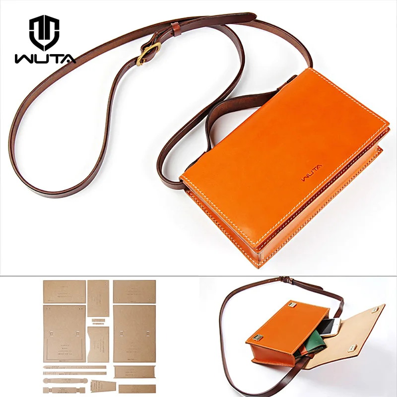 WUTA 949 Kraft Paper Bag Pattern Leather Craft Cutting Template Model for DIY Women Messenger Bag Female Clutch Crossbody Bag
WUTA 949 Kraft Paper Bag Pattern Leather Craft Cutting Template Model for DIY Women Messenger Bag Female Clutch Crossbody Bag