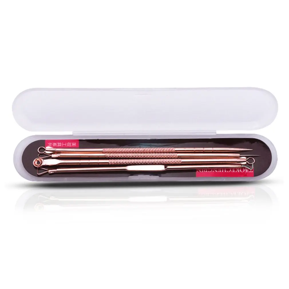 4Pcs/Set Professional Portable Different Style Dual Heads Needle Blackhead Remover Pimple Acne Salon Beauty Kit Set
4Pcs/Set Professional Portable Different Style Dual Heads Needle Blackhead Remover Pimple Acne Salon Beauty Kit Set