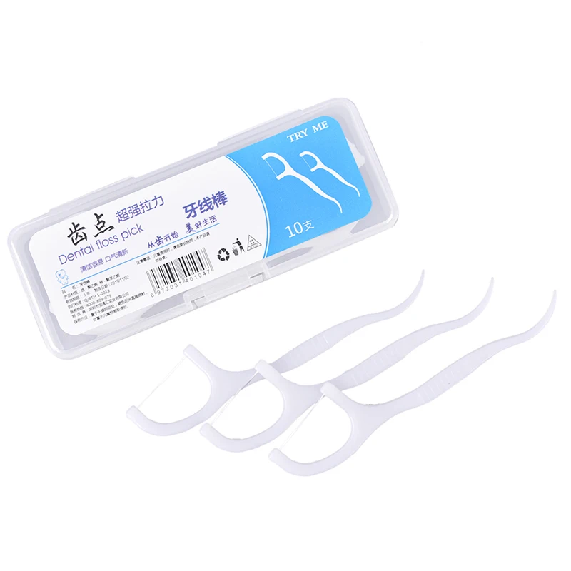 10pcs Dental Floss Flosser Picks Teeth Toothpicks Stick Tooth Clean Oral Care 7.5cm Random Package
10pcs Dental Floss Flosser Picks Teeth Toothpicks Stick Tooth Clean Oral Care 7.5cm Random Package