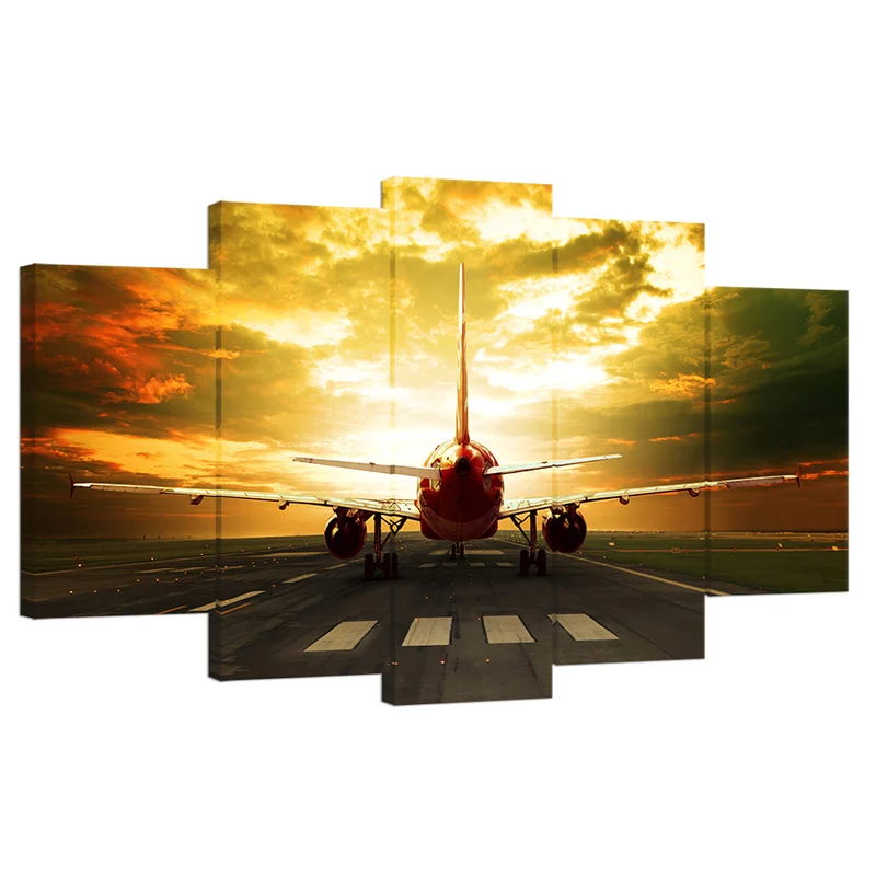 5 Pieces Canvas Posters and Prints Bedroom Airplane Ready To Take Off Print Home Decor Poster HD Painting for Room Decoration
5 Pieces Canvas Posters and Prints Bedroom Airplane Ready To Take Off Print Home Decor Poster HD Painting for Room Decoration
