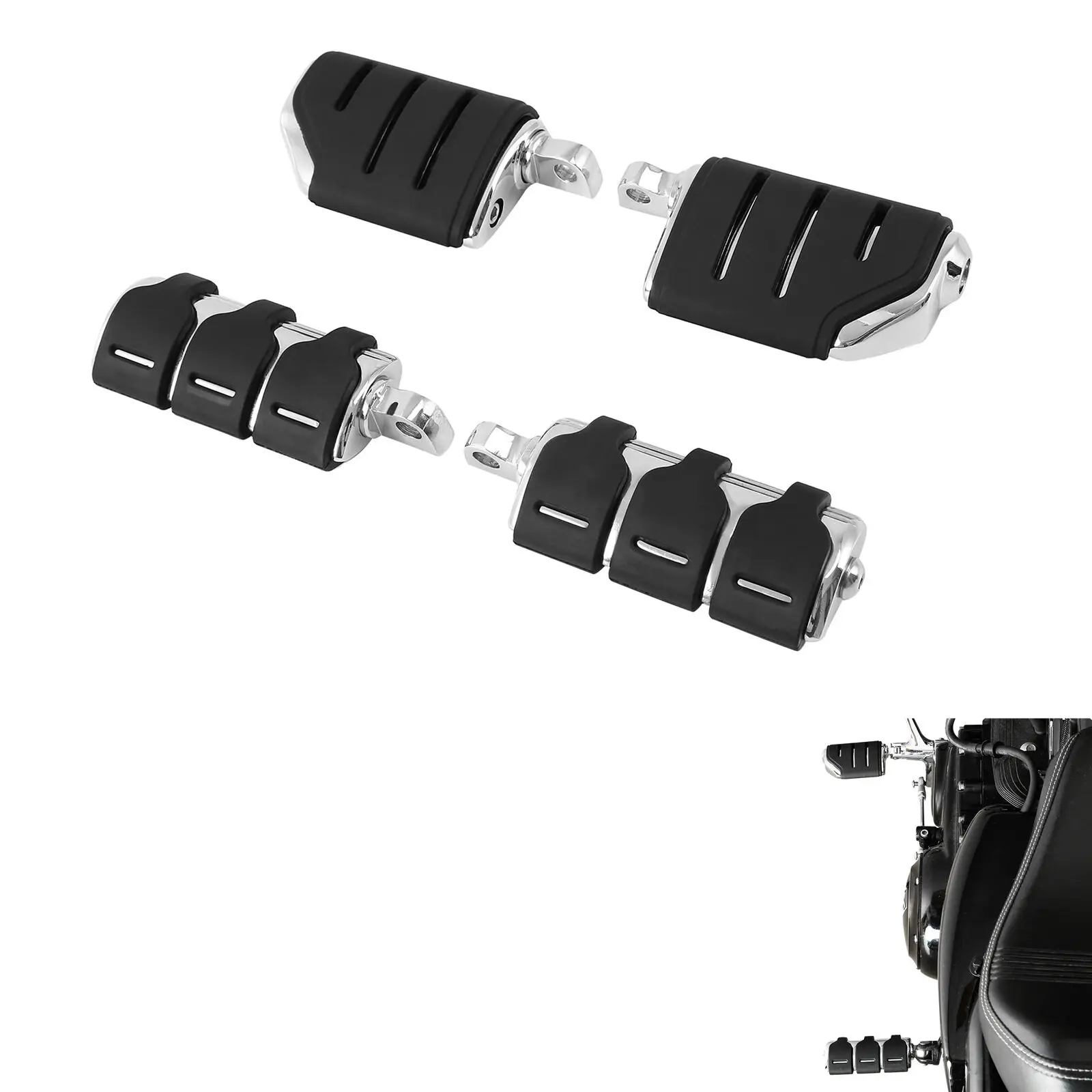 Motorcycle Front Rear 10MM Male Mount Footpegs Footrest For Harley Touring Dyna Sportster Softail XL Street Glide Road King
Motorcycle Front Rear 10MM Male Mount Footpegs Footrest For Harley Touring Dyna Sportster Softail XL Street Glide Road King