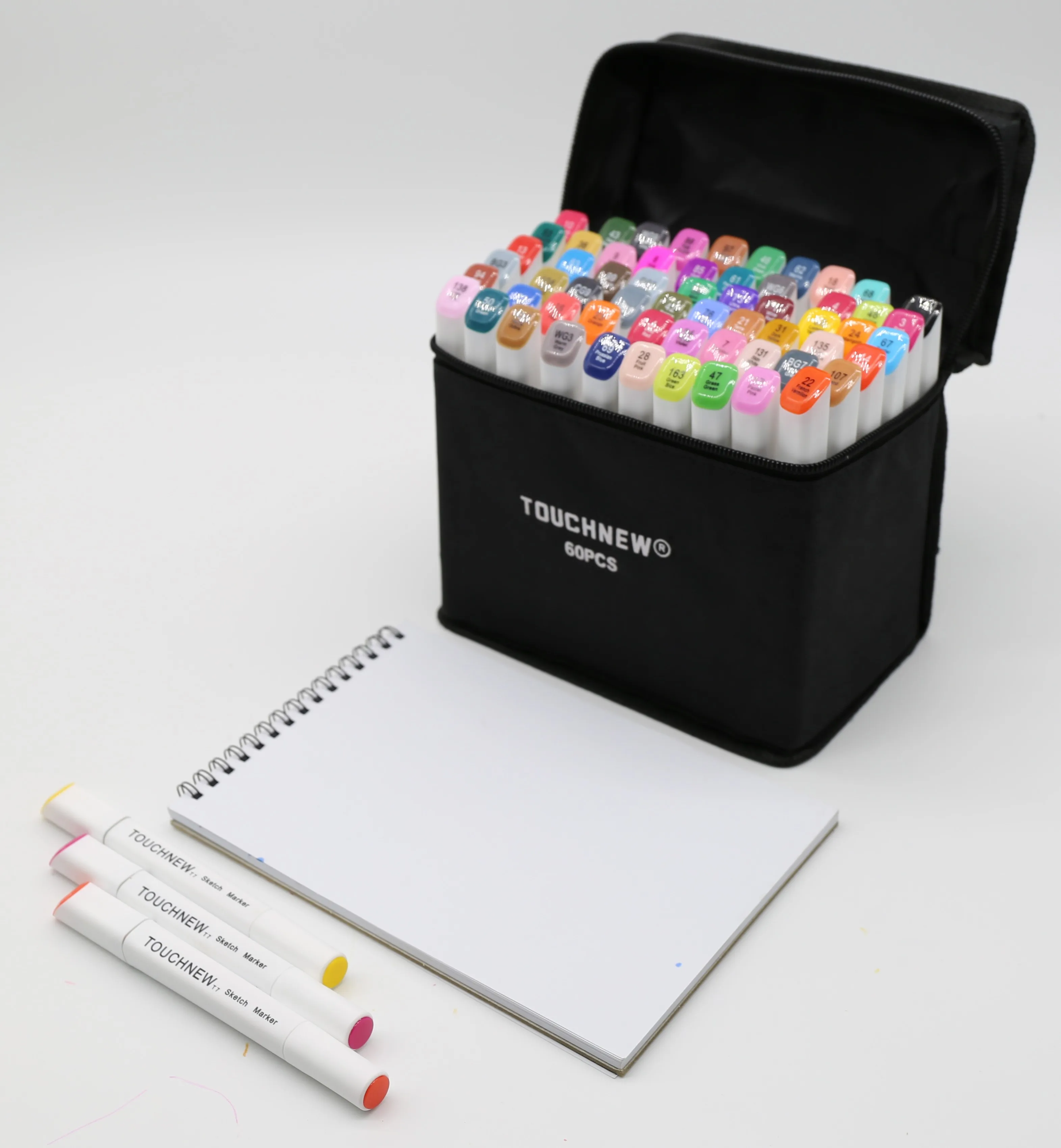 TOUCHNEW T7 30/40/60/80/168Color Sketch Markers Alcohol Based Dual Head Brush Markers Pen For Drawing Manga Art Supplies Markers
TOUCHNEW T7 30/40/60/80/168Color Sketch Markers Alcohol Based Dual Head Brush Markers Pen For Drawing Manga Art Supplies Markers