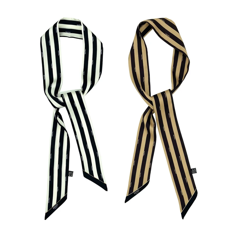 Long handbag scarf ribbon 2021 spring and summer new stripe printing ladies silk scarf beach outing neck scarf headband M0
Long handbag scarf ribbon 2021 spring and summer new stripe printing ladies silk scarf beach outing neck scarf headband M0