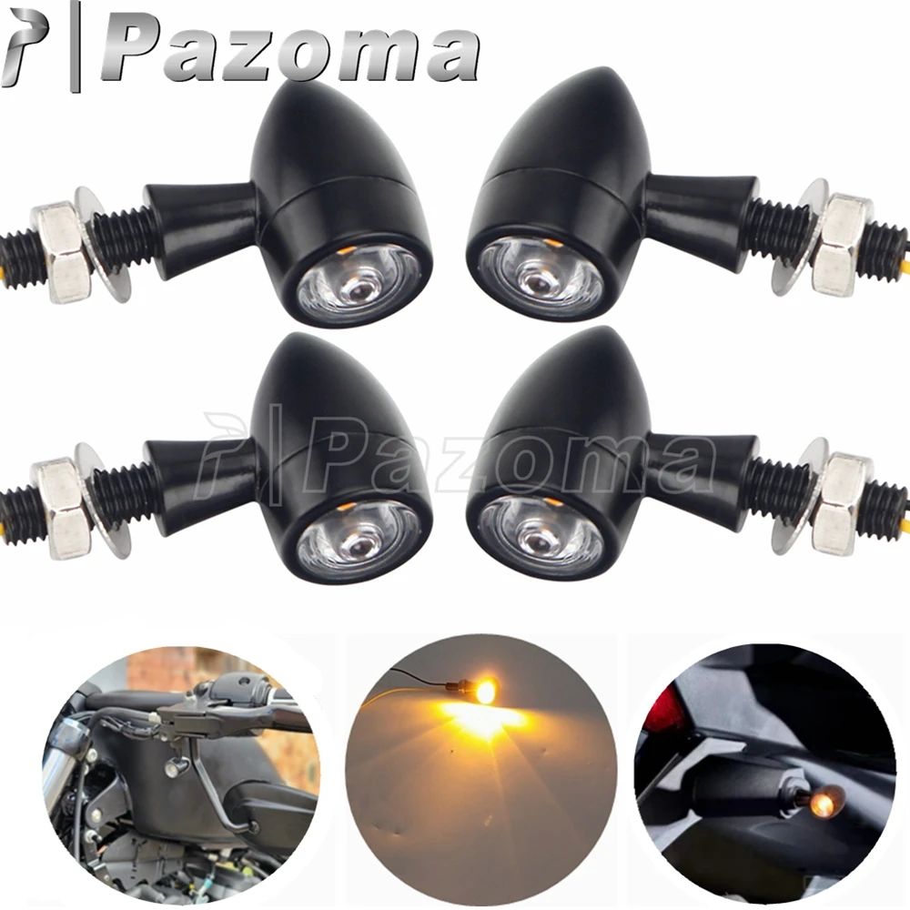 12v 8mm clignotant Moto E24 LED Bullet Signal Lamp Amber Blinker Cafe Racer Turn Lights for Harley Honda Suzuki Yamaha Kawasaki
12v 8mm clignotant Moto E24 LED Bullet Signal Lamp Amber Blinker Cafe Racer Turn Lights for Harley Honda Suzuki Yamaha Kawasaki
