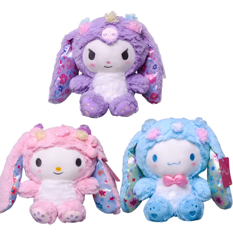 Аниме Sanrio Пасхальная серия Kuromi Melody Cinnamorol кролик с длинными ушками милая мягкая плюшевая кукла и искусственная игрушка для девочек подарок
Аниме Sanrio Пасхальная серия Kuromi Melody Cinnamorol кролик с длинными ушками милая мягкая плюшевая кукла и искусственная игрушка для девочек подарок