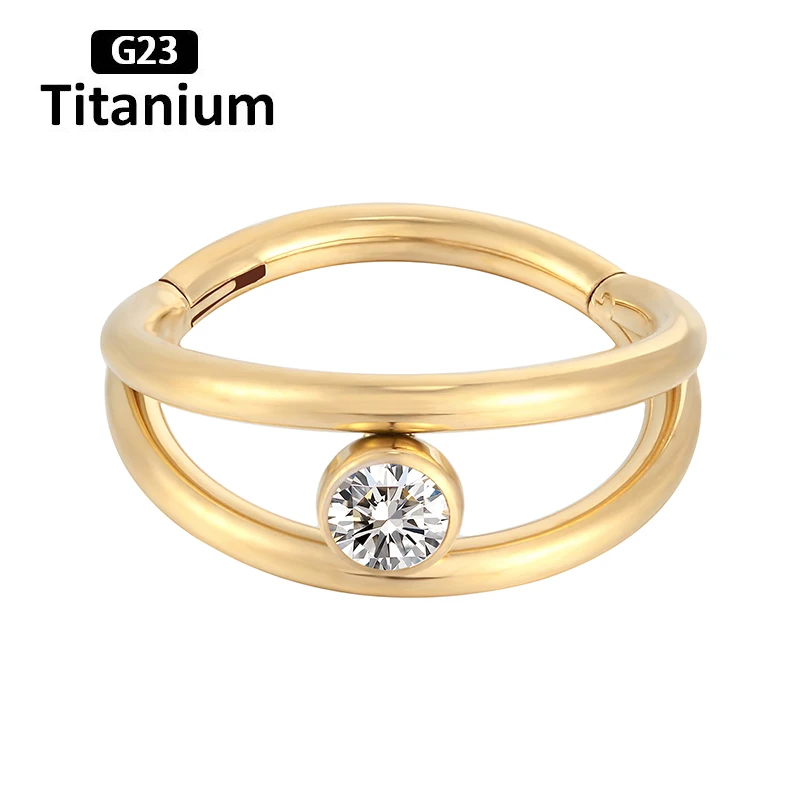 G23 Titanium Piercing Earring Hinged Segment Zircon stone 2 Fans Out Design Side Noserings Earring Stud Cartilage Helix Jewelry
G23 Titanium Piercing Earring Hinged Segment Zircon stone 2 Fans Out Design Side Noserings Earring Stud Cartilage Helix Jewelry