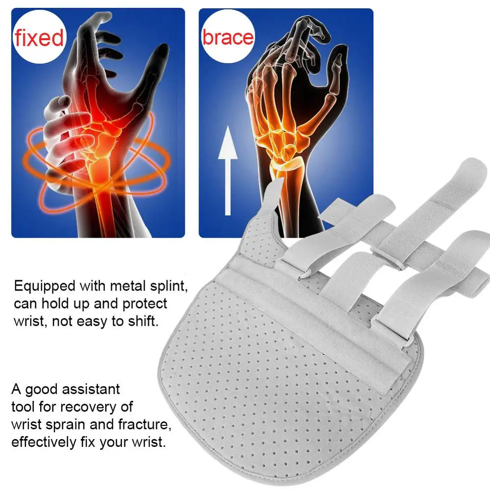 Medical Breathable Carpal Wrist Fracture Fixation Brace Splint Hand Wrist Support Arthritis Pain Relief Injury Protection Straps
Medical Breathable Carpal Wrist Fracture Fixation Brace Splint Hand Wrist Support Arthritis Pain Relief Injury Protection Straps