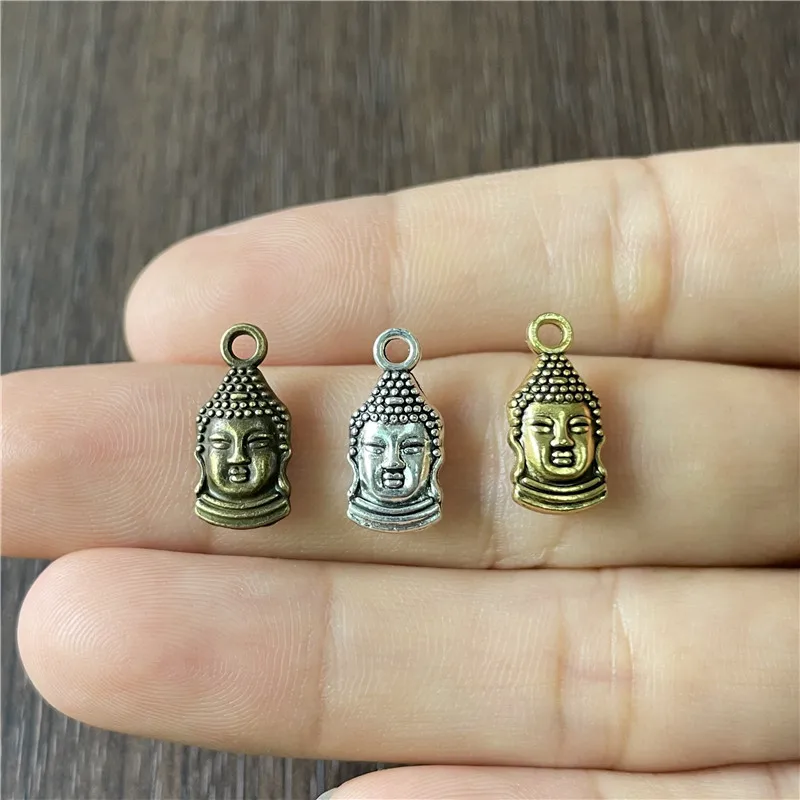 150pcs religious belief buddha head metal pendant for jewelry making DIY handmade bracelet necklace accessories wholesale
150pcs religious belief buddha head metal pendant for jewelry making DIY handmade bracelet necklace accessories wholesale