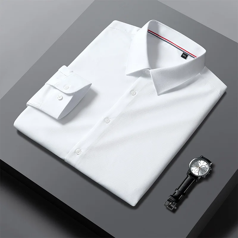 Long sleeve professional shirt men's new bamboo fiber business casual solid color fashion tooling shirt
Long sleeve professional shirt men's new bamboo fiber business casual solid color fashion tooling shirt